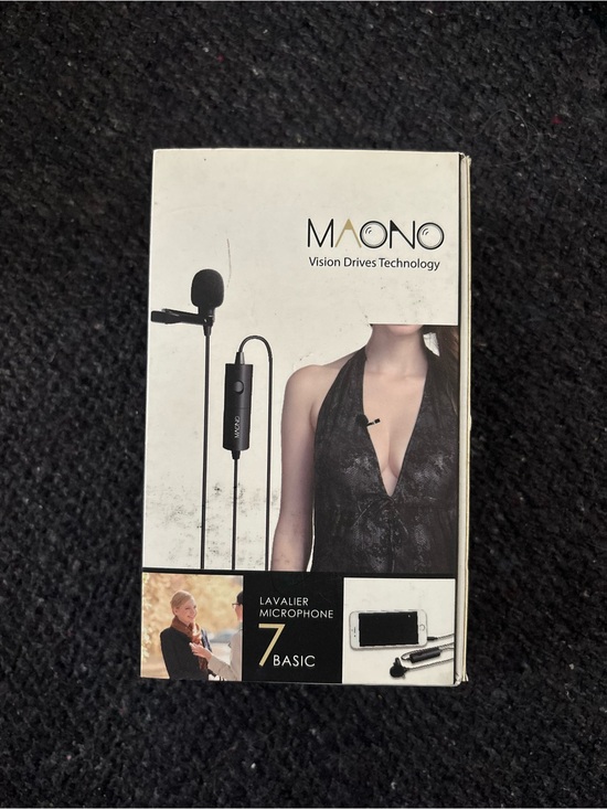 Other - Macno Lavaliere Microphone - Black